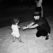 B-Boy Yacin with a little girl