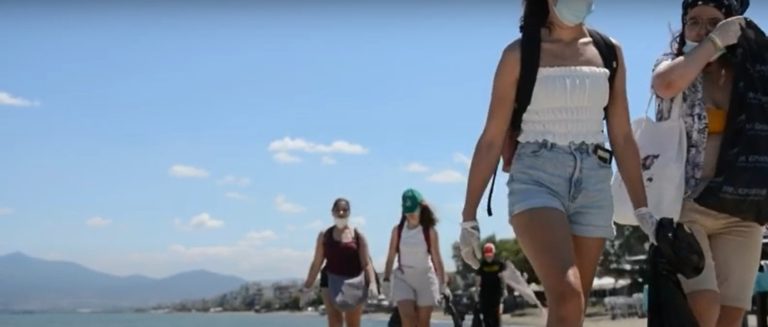 Beach cleanup with Balkan Hotspot