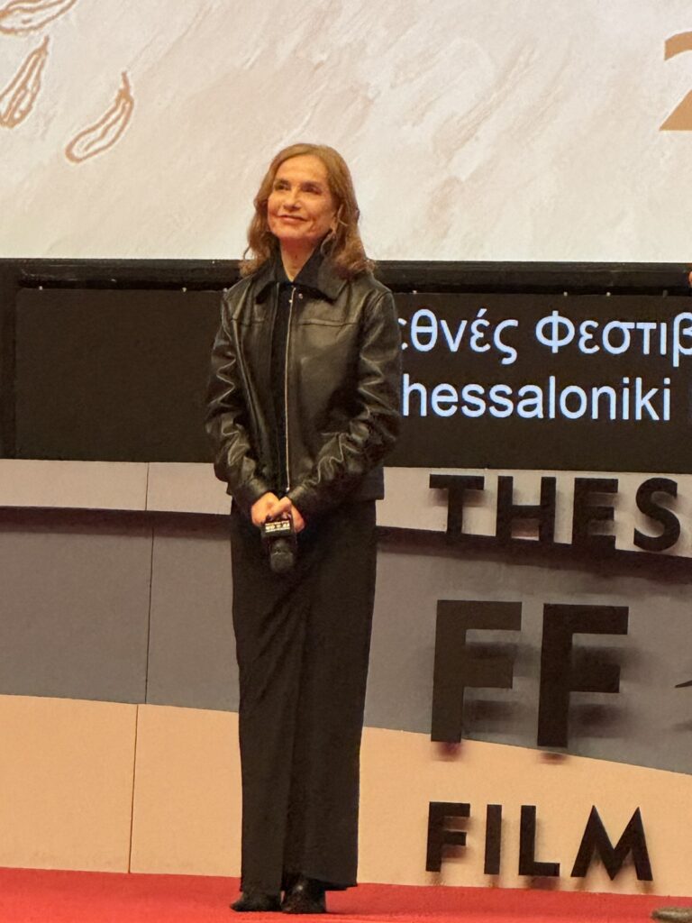 Isabelle Huppert, the French priestess of cinema at the 66th Thessaloniki Film Festival