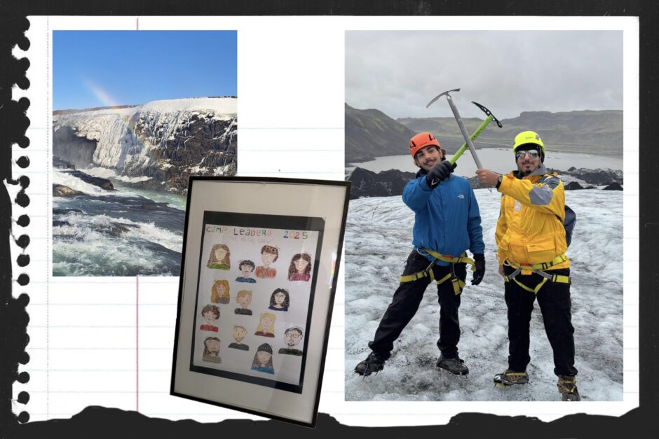 Activities like hiking a glacier