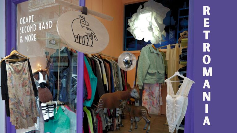 Romanticizing the past decades by buying vintage and second-hand clothes.